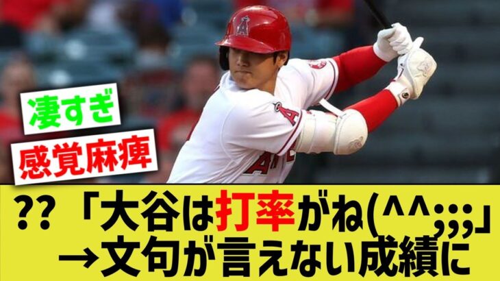 大谷翔平さん、もはやケチのつけようがない完璧な成績になってしまうwww【なんJ なんG野球反応】【2ch 5ch】