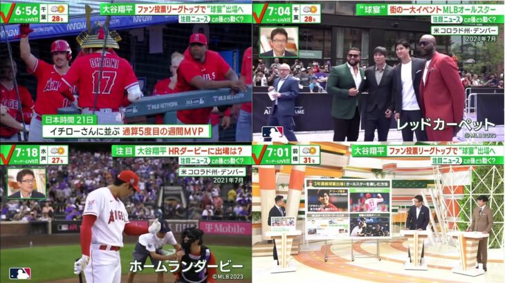 06月25日 プロ野球ニュース & MLB –  大谷20年ぶりの快挙‼“夢の球宴”古田解説