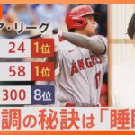 【大谷翔平】睡眠時間は1日12時間!?絶好調の裏に「睡眠」あり…遠征時には枕・マットレスを持参も【Nスタ解説】｜TBS NEWS DIG