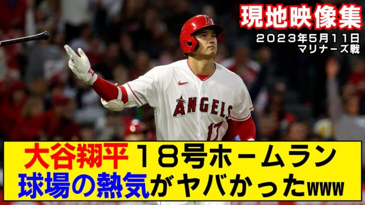 【現地映像まとめ】大谷翔平の18号ホームランを現地映像で振り返り！ジャッジまであと１本！【エンゼルス】