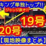 【大谷翔平２発！ジャッジ抜き単独トップ！19号同点弾＆20号勝越し弾でスタジアムが揺れるｗ現地映像まとめ】今年は本塁打王＆ＭＶＰあるぞ！