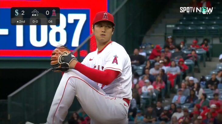 【速報】#大谷翔平 2回表三者凡退! マリナーズvsエンゼルス  6.10