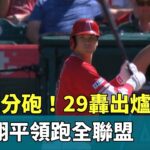 炸裂2分砲！　大谷翔平29轟出爐　領跑全聯盟｜華視新聞 20230630