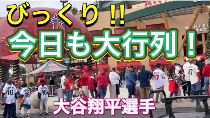 【びっくり‼︎】今日も大行列！【2番DH・大谷翔平選手】対シアトル・マリナーズ第2戦@エンジェル・スタジアム6/10/2023 #大谷翔平  #ohtani  #エンジェルス