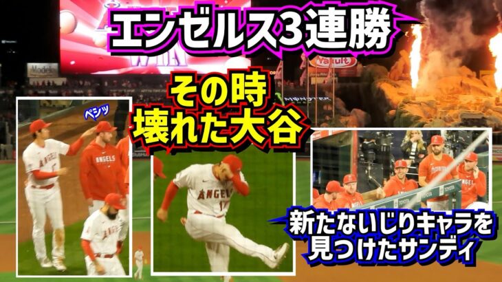 エンゼルス3連勝‼️その時大谷が壊れました💦サンドバルが見つけた新たないじりキャラが面白い【現地映像】6/7vsカブス ShoheiOhtani Angels