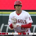 【大谷翔平 4試合連続ヒット!】 1回裏, 第1打席はツーベースヒット! 6.8