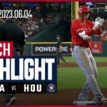 【大谷 サイクル安打逃すも4安打2打点】6.4 エンゼルス VS アストロズ 日本語ハイライト #MLB