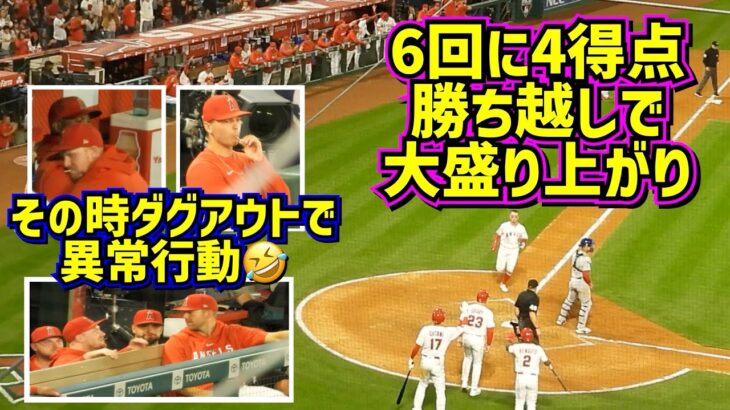 エンゼルス勝ち越し‼️大盛り上がりのダグアウトで異常行動が面白い🤣ジョイスのメジャー初勝利【現地映像】6/7vsカブス ShoheiOhtani Angels