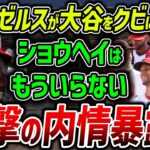 【海外の反応】大谷のFA問題「誰もショウヘイに残留してほしいなんて望んでないよ…」エンゼルス選手陣が衝撃的な本音暴露！【MLB】