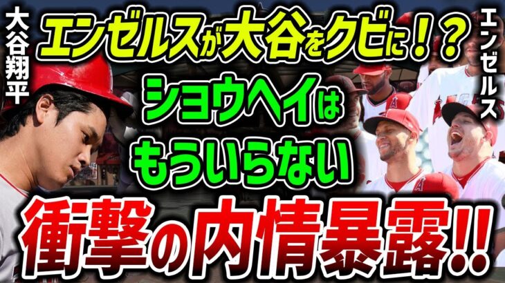 【海外の反応】大谷のFA問題「誰もショウヘイに残留してほしいなんて望んでないよ…」エンゼルス選手陣が衝撃的な本音暴露！【MLB】