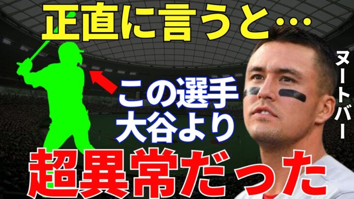 ヌートバー「彼は日本の野球を象徴する存在だ！」ヌートバーがインタビューで語った”ある選手”へのコメントにアメリカは称賛と歓喜の嵐になり、その選手の認知度がWBC後に爆上がりしていた！