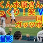 【現地映像】大谷くん一平さんソックリ！同時にガッツポーズ WBC準決勝