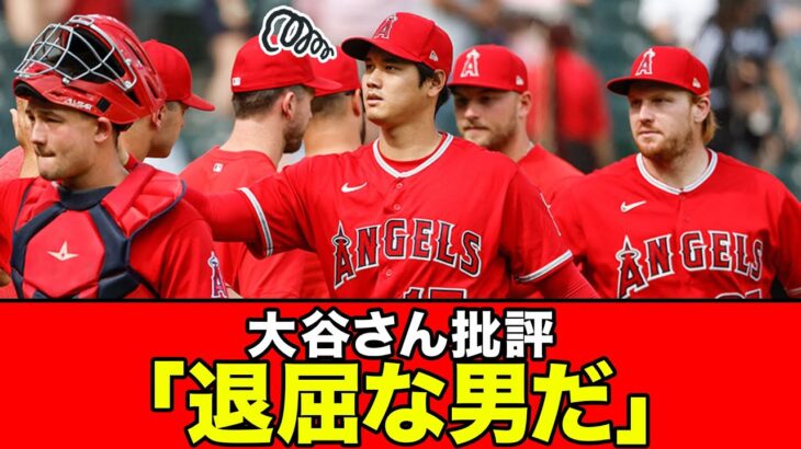 【国内反応】大谷さんを退屈な男だと批評する人物がエンゼルスの同僚にいたという事実www