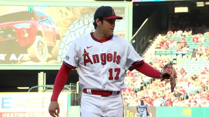 【大谷翔平 1回無失点】 8勝目を目指す初回は無安打無失点 7.22