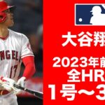 【1号〜32号】大谷翔平 2023年前半戦ホームラン集