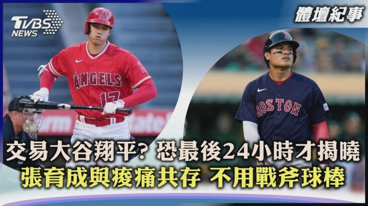 【體壇紀事】交易大谷翔平? 恐最後24小時才揭曉 張育成與痠痛共存 不用戰斧球棒｜TVBS新聞 2023.07.21@tvbsnews02