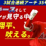 3試合連続アーチとなる35号で吠えた大谷翔平。それを魅せられた名門ヤンキース