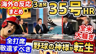 【海外の反応】大谷翔平、エンゼルスを救った35号同点2ランホームランに世界中が驚愕「オオタニは、もはや野球ファン全員が応援し崇めるべき野球の神」