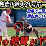 【大谷翔平】7月初の特大31号ホームラン‼︎ 米メディアが漏らした“本音”がヤバい…絶好調の要因は“あること”が減ったと分析。その理由に何故か拍手喝采【海外の反応/MLB/ダイヤモンドバックス】