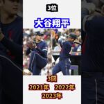 歴代日本人オールスター出場回数#mlb #大谷#イチロー#松井