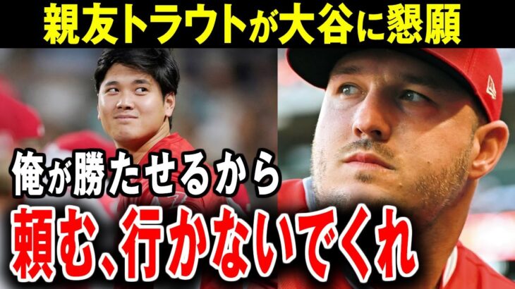 【大谷翔平】トラウト「大谷に勝利をプレゼントする」トラウトが激白…大谷のエンゼルスへの残留条件【海外の反応】