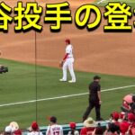 【大谷投手の登場です！】カッコイイ〜！【2番ピッチャー・大谷翔平選手】対サンフランシスコ・ジャイアンツ第3戦@エンジェル・スタジアム 8/9/2023 #大谷翔平  #ohtani  #エンジェルス