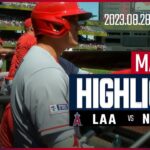 【大谷翔平２番・DHで先発出場！】8.28 エンゼルスVSメッツ 日本語ハイライト #MLB