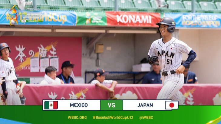 HIGHLIGHTS – Mexico vs. Japan – WBSC U-12 Baseball World Cup