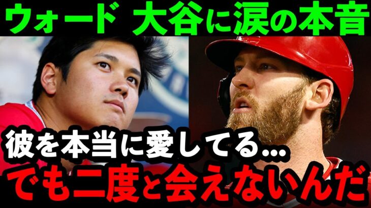 大谷翔平の親友ウォードが涙ながらに本音を吐露「ショウヘイが大好きなのに、もう会えない…」衝撃の結末に米国が感涙…【海外の反応/MLB/野球】