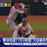 擊球初速破本季個人紀錄! 大谷仍沒開轟 全壘打數被超越｜TVBS新聞 @TVBSNEWS01