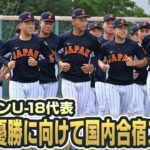 【侍ジャパンU-18代表】ワールドカップ初優勝に向けて国内合宿スタート