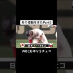 あの感動をまたWBC日本ＶＳチェコ PART 5 #wbc #subscribe #shorts