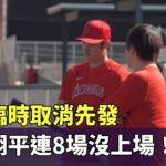 賽前臨時取消先發　大谷翔平連8場沒上場！｜華視新聞 20230912