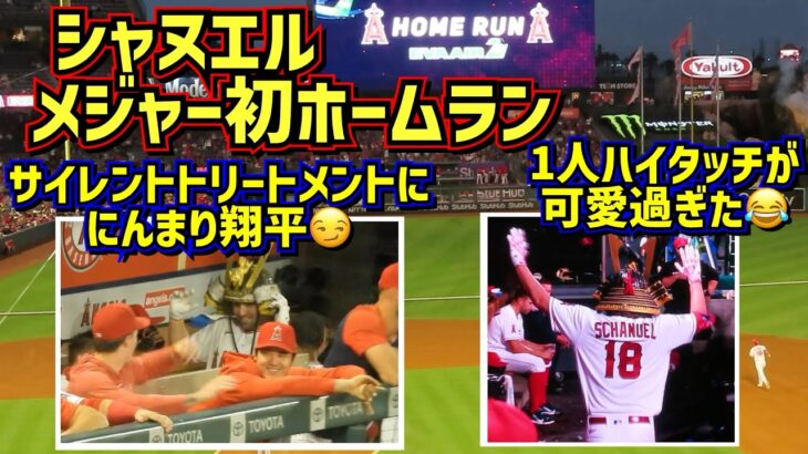 ㊗️シャヌエル初ホームラン‼️サイレントトリートメントに大谷がにんまり😏 【現地映像】9/16vsタイガース ShoheiOhtani Angels