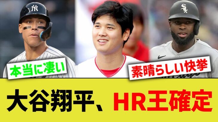 大谷翔平、HR王がついに確定www【なんJ なんG野球反応】【2ch 5ch】