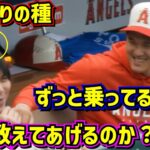 爆笑‼️一平さんの頭にひまわりの種🤣大谷は教えません！その時チームメイトは？【現地映像】ShoheiOhtani Angels