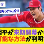 【朗報】大谷翔平が来期開幕から投手復帰可能な方法が判明ww【なんJなんG反応】【2ch5ch】