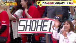 10月1日プロ野球ニュース 3年連続チームMVP大谷翔平術後初の姿に大歓声