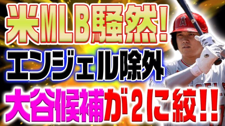 米メディアが騒然！！エンジェルス除外、大谷翔平の移籍先候補が3チームに絞られた！？【海外の反応/野球/MLB】