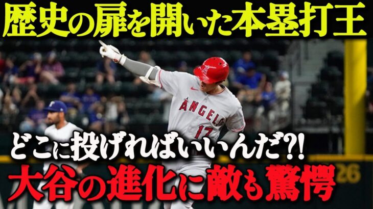 【 大谷翔平 】日本人初本塁打王!「どこに投げても打たれる」全コースを打ち返した今季の打撃を徹底分析【祝！HR王】