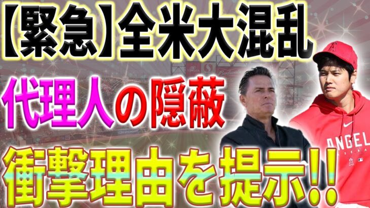 【大谷翔平】代理人バレロが隠し続けてきた真実に全米大混乱！衝撃の理由はMLBの闇か？【10月15日海外の反応】