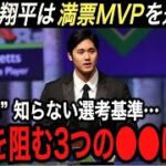 【大谷翔平】MVP投票用紙に記載している“ある内容”に驚愕…ジャッジとのMVP争いは選考に無関係な●●で決められていた…史上初の2度目の満票MVPは絶望か!?【海外の反応/FA/大谷移籍/ホームラン】