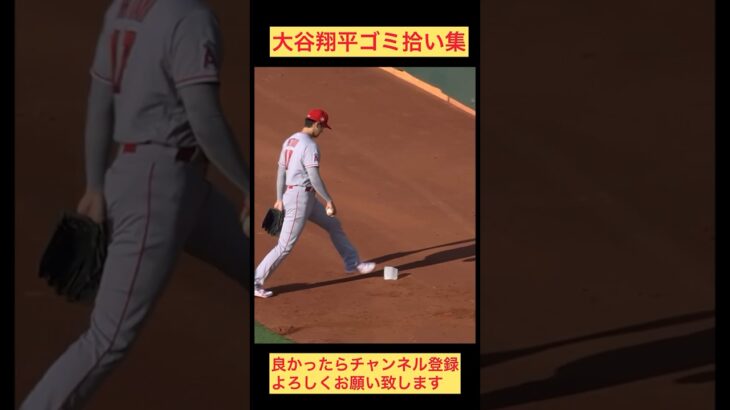 大谷翔平ゴミ拾い集 #shorts #shoheiohtani