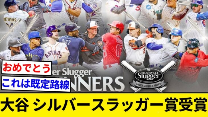 大谷翔平 2回目のシルバースラッガー受賞決定！【5chまとめ】【なんJまとめ】