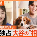 大谷翔平 史上初2度目の満票MVP、相棒の犬も話題に、移籍で地元も大変、ファンの生活にも影響？【Nスタ解説】｜TBS NEWS DIG