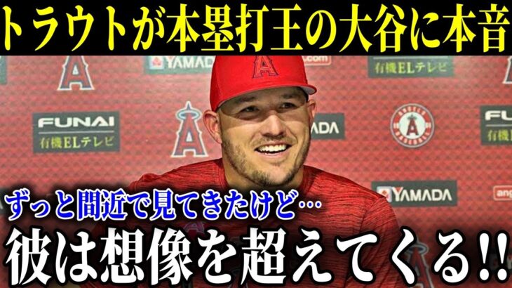 HR王獲得までの過程を知るトラウトが贈った”温かい言葉”に涙が止まらない…「なんて素晴らしい出会いなんだ!!」【MLB/大谷翔平/海外の反応】