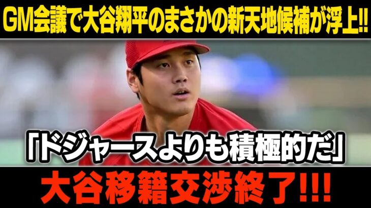 【MLB/大谷翔平/海外の反応】大谷翔平の思惑がヤバイ!! 大谷移籍交渉終了!!! ドジャースが青ざめる…