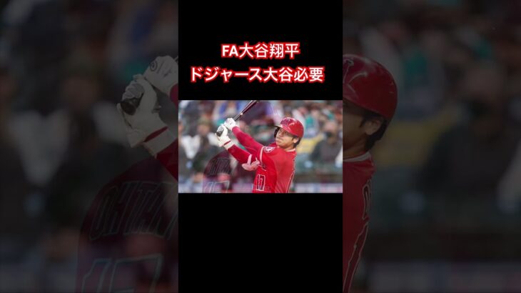 「ドジャースはいまだ大谷翔平がお気に入り」「ドジャースは大谷を必要としている」移籍先報道が過熱#大谷翔平#大谷#ohtani #ohtanishohei #shohei