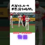 【大谷翔平】ユニコーンの出会い物語：大谷とミッキーの不思議な瞬間 😉😉😉 #shorts