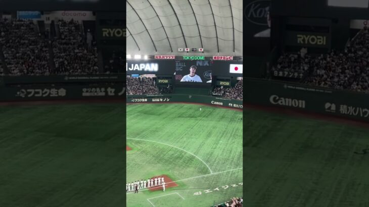 大谷翔平選手　登場　大歓声！！